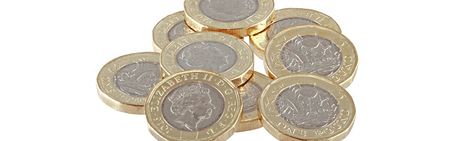 Pound coins illustrating Yorkshire licence set up costs and cashflow